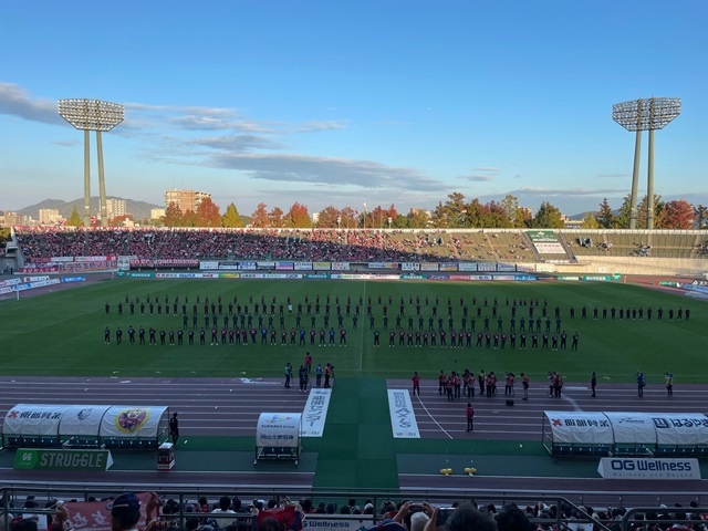 ブラウブリッツ秋田戦