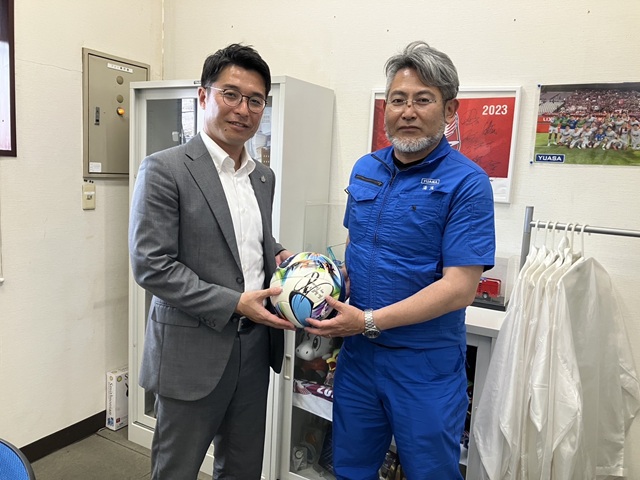 アビスパ福岡戦試合球